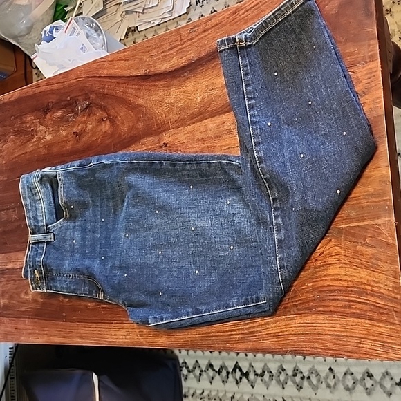 Talbots Simply flattering 5 pocket ankle jeans size 14P - Picture 8 of 11